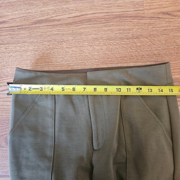 Anthropologie The Essential Slim Moss Green Cargo Pants Size 0 Pristine Cond - Picture 5 of 6